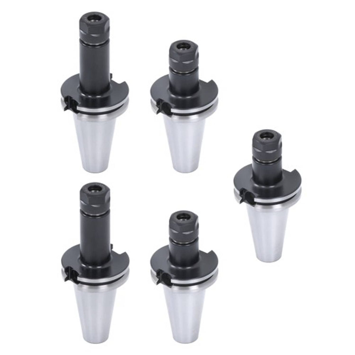 Solid Spare Collet Chucks short & long 0.0001 Runout--TOTAL 5 Chucks Tool Holder CAT40-ER16