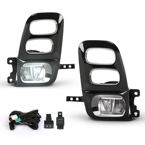 Solid Spare LED Fog Lights Fit For 2021 2022 2023 Honda Odyssey Switch Bezel Wires Relay