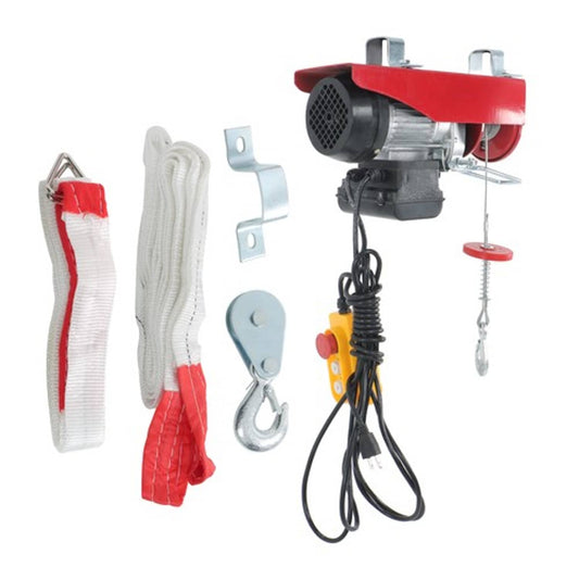 Solid Spare Mini Electric Hoist PA200 440lbs 14ft/4.2m Wired & 328ft/100m Wireless Remote