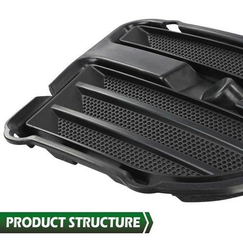 Solid Spare Front Bumper Insert Fog Light Cover Left+Right Fit For 2013-2014 Ford Mustang