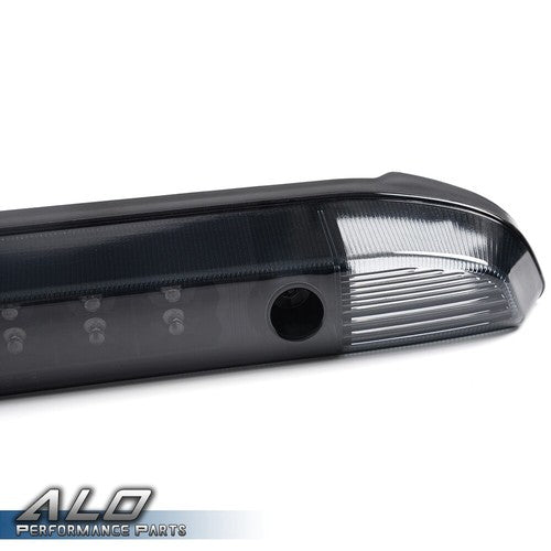 Solid Spare Fit For 2001-2004 Nissan Frontier Pickup Smoke Lens LED 3rd Brake Tail Light