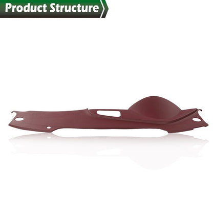 Solid Spare Fit For 04-08 Acura TL Textured Red Fixes Dash Dash Board Cover Overlay