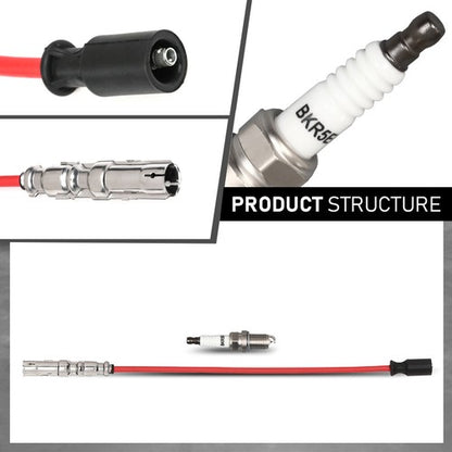 Solid Spare Fit For Mercedes-Benz C CL CLK ML Class Ignition Coil & Spark Plug & Wires