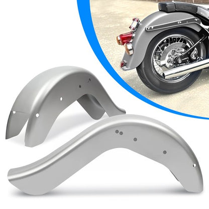 Solid Spare 6'' Stretched Extended Steel Rear Fender for Harley 86-17 Softail Heritage Dyna