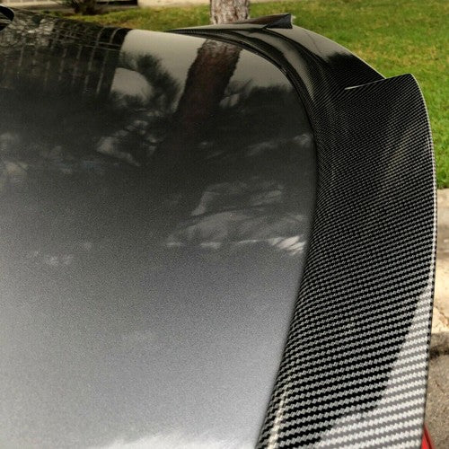 For 2014-2024 Infiniti Q50 M4 Style Rear Trunk Spoiler Wing Carbon Fiber Style