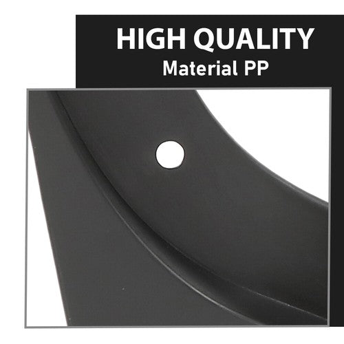 Solid Spare Fit For 2009-2017 Audi Q5 Front Fender Splash Shield Extension Wheel Spoiler