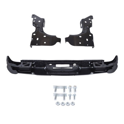 Solid Spare Suitable For Chevy Silverado 1500 2014-2018 Rear Bumper Face Bar Black Durable