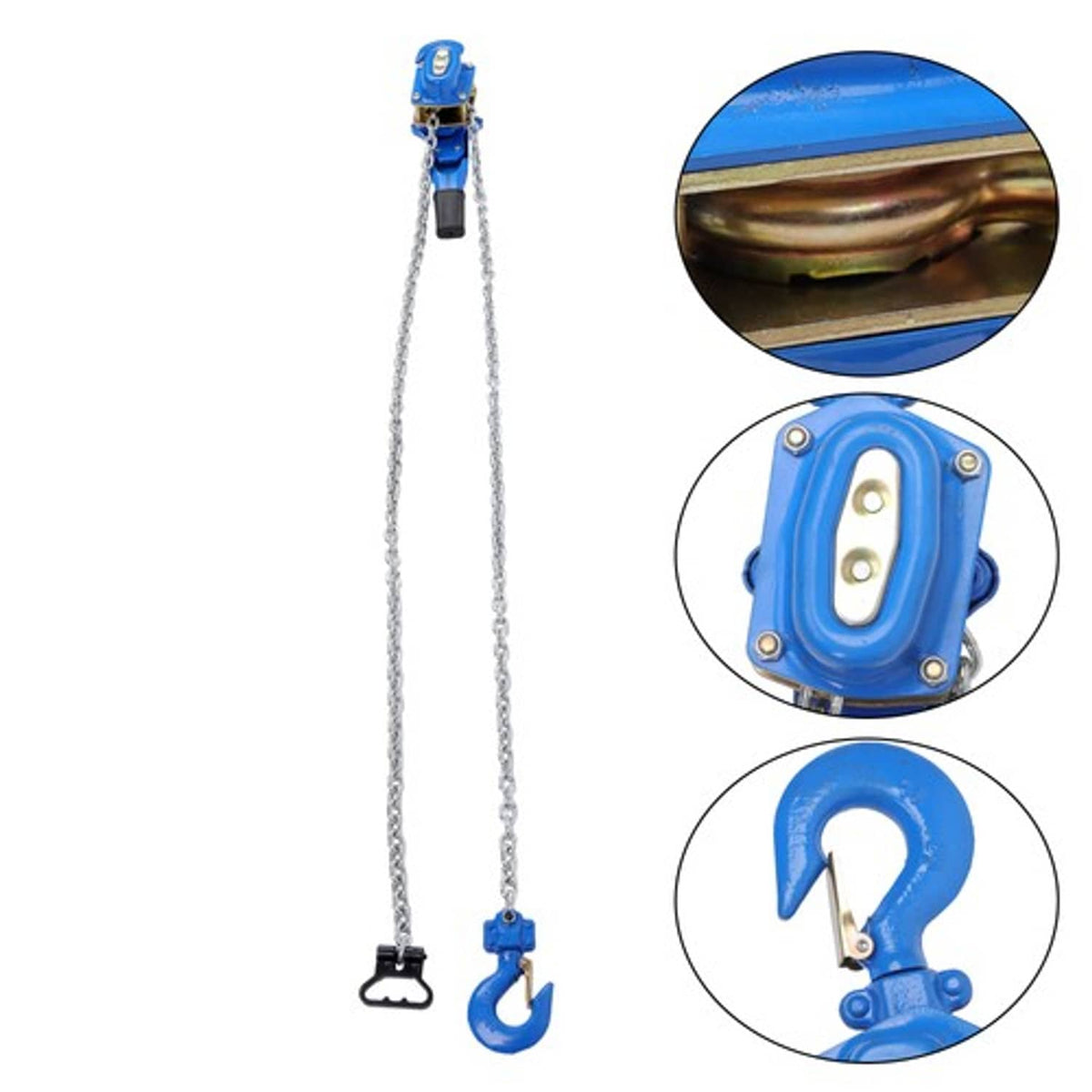 Solid Spare Trigger hoist 1650lbs Lifting height 10ft/3m G80 galvanized manganese steel φ5mm