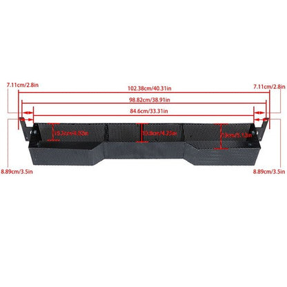 Solid Spare Front Inner Storage Basket And Rack For Club Car DS & Precedent 2000-UP Golf Car