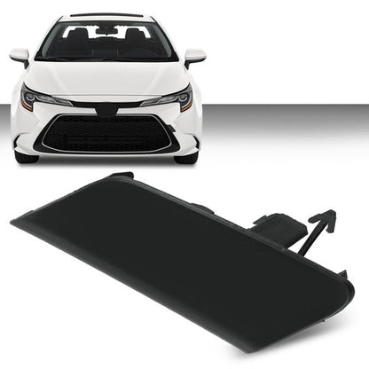 Solid Spare Front Bumper Tow Eye Hook Cover Cap 5212812320 For 2020-22 Toyota Corolla LE XLE