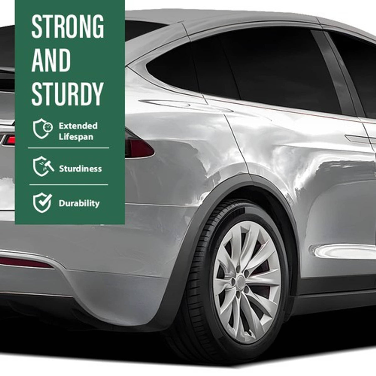 Solid Spare Rear Left Fender Liner Inner Splash Shield Fit For 2016-2020 Tesla Model X