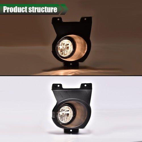 Solid Spare Clear Driving Fog Light Lamps W/ Bulbs Fit For 2011-2014 Ford F150 Left+Right