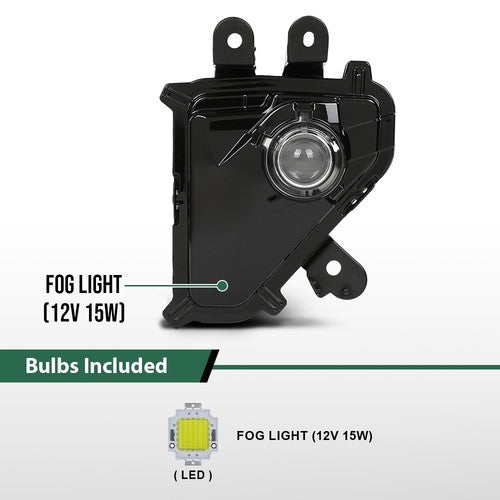 Solid Spare LED Fog Lights Driving Lamps Left+Right Side Fit For 2014-2023 Lexus GX460 GX400