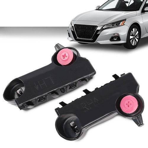 Solid Spare Fit For 2019-2021 Nissan Altima Front Bumper Brackets Retainers Left Right 2pc