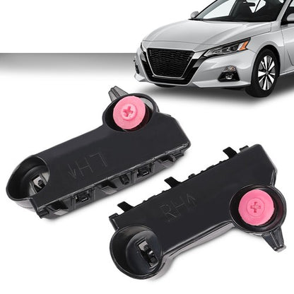 Solid Spare Fit For 2019-2021 Nissan Altima Front Bumper Brackets Retainers Left Right 2pc