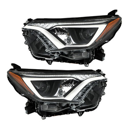 Solid Spare Headlights Halogen For Toyota Rav4 2016 2017 18 Tube Bar Driver+Passenger Side