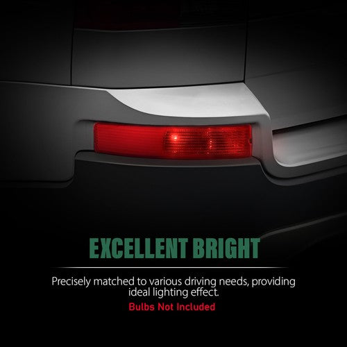 Solid Spare Fit For 2007-2014 Volvo CX90 Rear Bumper Reflector Side Marker Light Left Driver