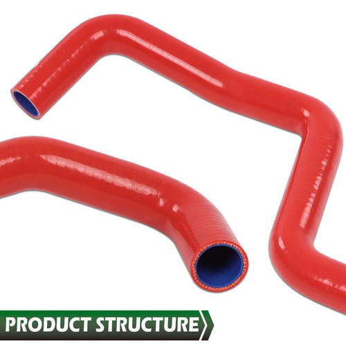 Solid Spare Fit For Honda Acura Integra DB7 DC4 RS LS GS SE B18B1 Silicone Radiator Hose Red