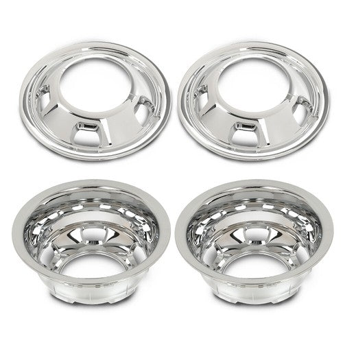 Solid Spare Fit For 03-18 DODGE RAM 3500 17" Dually Wheel Simulators Dual Skins Liner