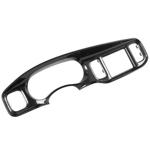 Solid Spare For 2011-2014 DODGE CHARGER INSTRUMENT PANEL RADIO DASH TRIM BEZEL CARBON STYLE