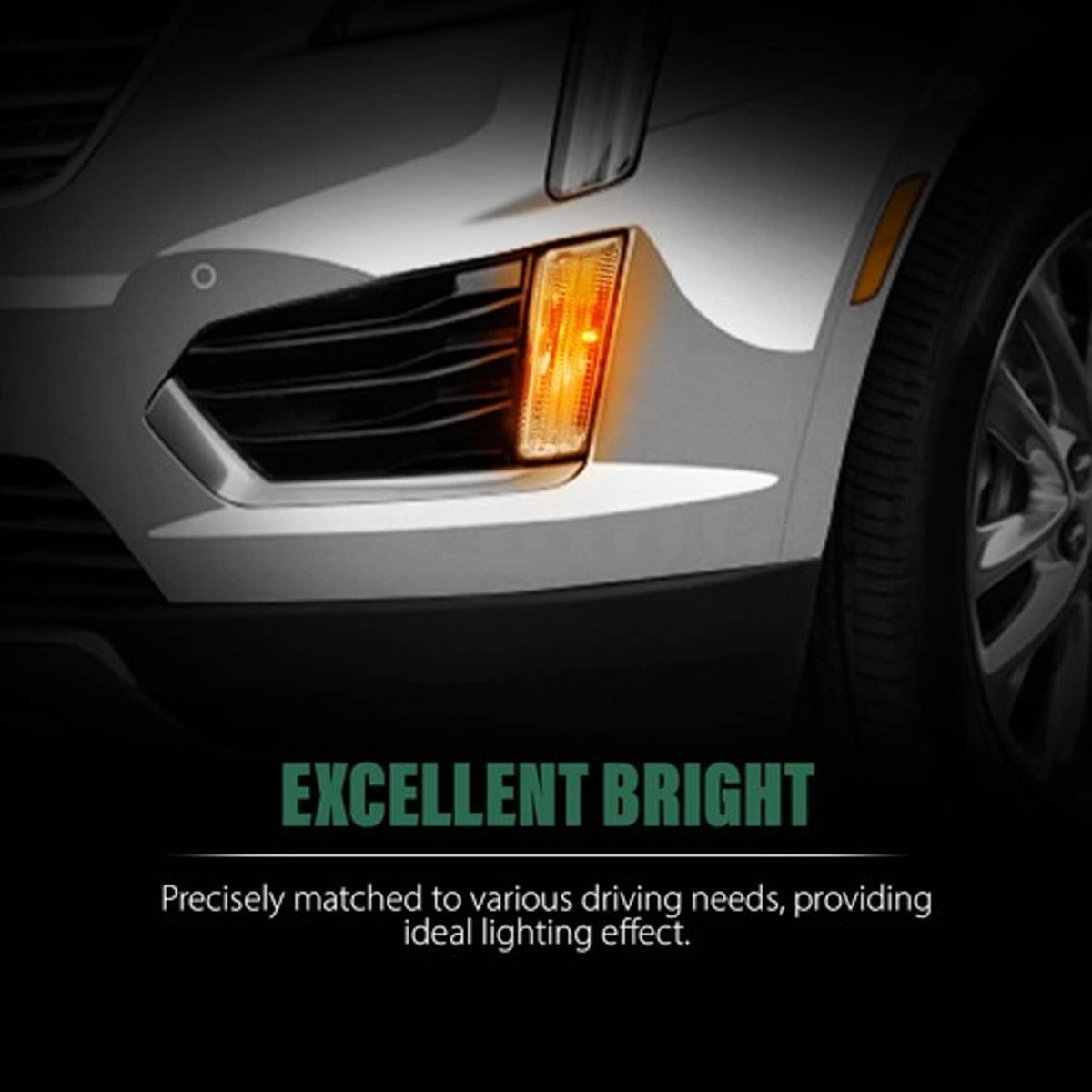 Solid Spare Halogen Parking Signal Light Front Left Fit For 2017 2018 2019 Cadillac XT5
