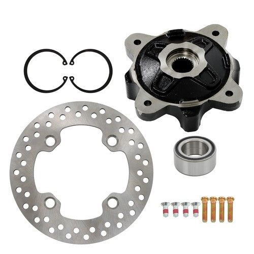 Solid Spare Wheel Hub & Bearing Kit For Polaris 5137659 5137539 5137127 5254999 5251565