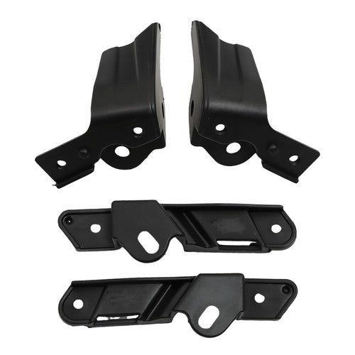 Solid Spare Front Bumper Upper+Lower Grill&Fog Light Set&Trim Set For Ford Focus 2015-2018