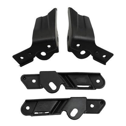Solid Spare Front Bumper Upper+Lower Grill&Fog Light Set&Trim Set For Ford Focus 2015-2018