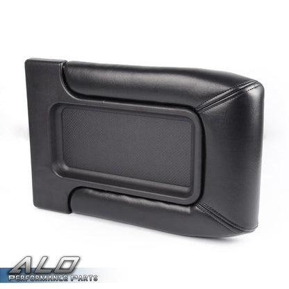 Solid Spare Center Console Lid Armrest Fit For 1999-2007 Avalanche Silverado Sierra Black