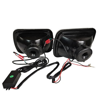 7X6" 5x7 7 Colors Change RGB LED Halo Headlights Lamps Driver & Passenger Side