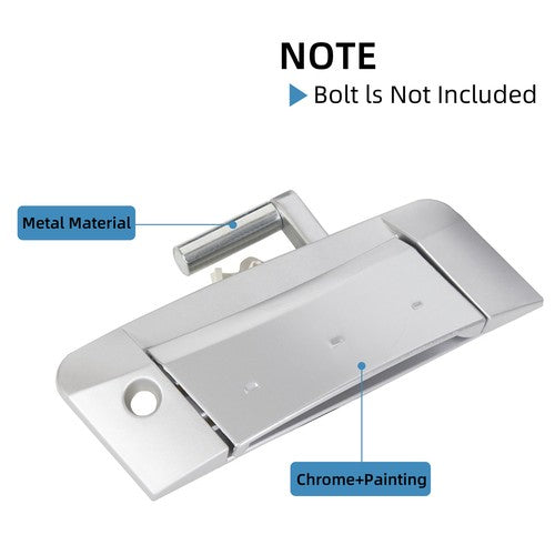 Solid Spare Left Driver Side Exterior Door Handle For 2003-2006 09 Nissan 350Z 80607-CD41E