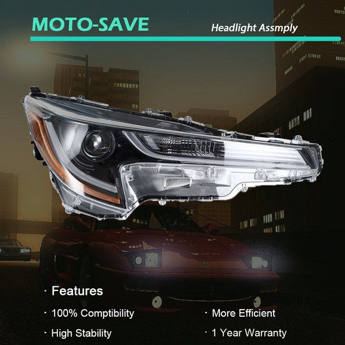 Solid Spare For Toyota Corolla 2020-2021 L | LE LED Headlight Headlamp Passenger Right RH