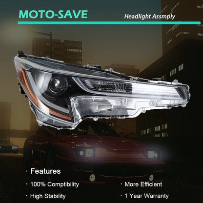 Solid Spare For Toyota Corolla 2020-2021 L | LE LED Headlight Headlamp Passenger Right RH