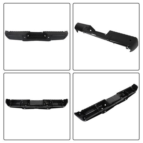 Solid Spare Car Metal Rear Bumper Compatible For 08-16 Ford F-250 F-350 F-450 Super Duty NEW