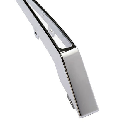 Solid Spare For 17-19 Ford F250 F350 F450 Super Duty Chrome Grille Full Overlay Cover Trim