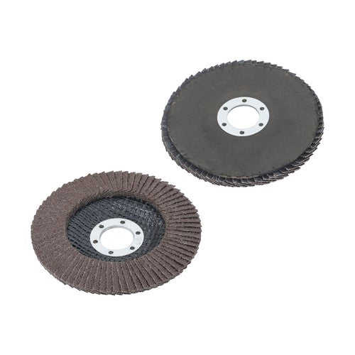 Solid Spare 10 pcs 4-1/2" Flap Sanding Disc 40 Grit 4.5 Grinding Wheels for Angle Grinder
