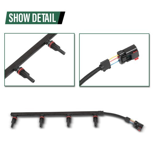 Solid Spare Glow Plug Harness Fit For 03-04 Ford F250 F350 F450 F550 Super Duty 6.0L Right