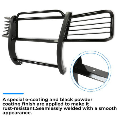Solid Spare New Grille Grill Brush Guard Bumper For 02-09 Chevy Chevrolet Trailblazer / EXT
