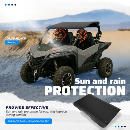 Solid Spare Aluminum Roof Top Shading Cover For CFMOTO ZForce 950/1000 HO Sport 20-2024 UTV
