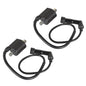 Solid Spare 2×Ignition Coils 42X-82310-70-00 For Yamaha Virago XV700 XV750 XV1000 XV1100