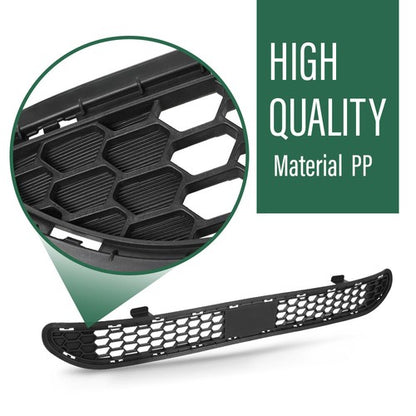 Solid Spare Front Bumper Lower Grille Grill Black Fit For For 2019-2020 Hyundai Santa Fe