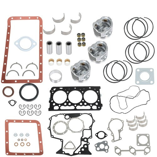 Solid Spare NEW Overhaul Kit STD Fit For New Kubota D902 KBOVKVD902-00-5421 USA