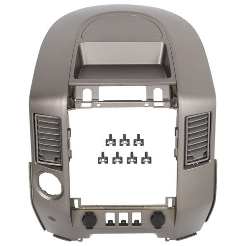 Solid Spare For 2004-2006 Nissan Titan Armada Instrument Cluster Dash Panel Dash Radio Bezel