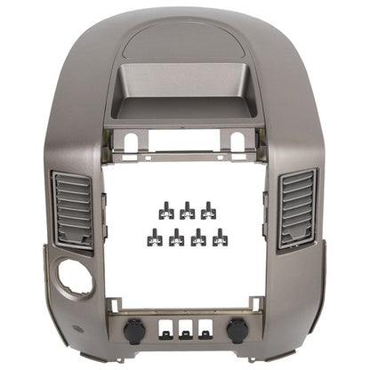 Solid Spare For 2004-2006 Nissan Titan Armada Instrument Cluster Dash Panel Dash Radio Bezel