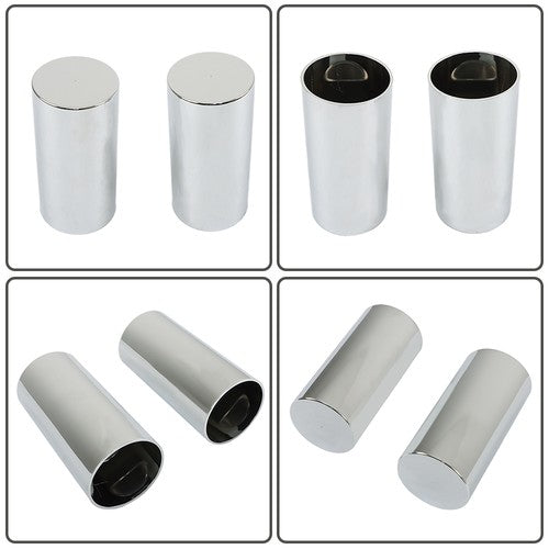 Solid Spare 33mm Chrome Plastic Cylinder Lug Nut Covers Caps Thread on for Semi Truck 20PCS