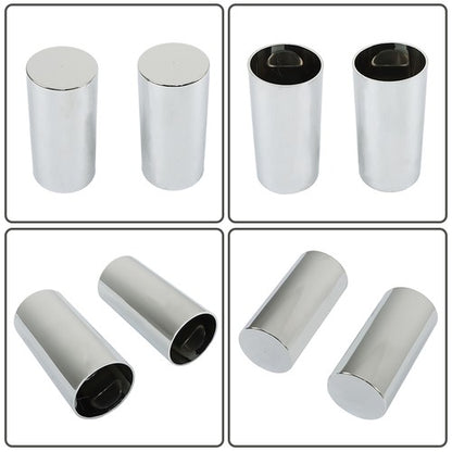 Solid Spare 33mm Chrome Plastic Cylinder Lug Nut Covers Caps Thread on for Semi Truck 20PCS