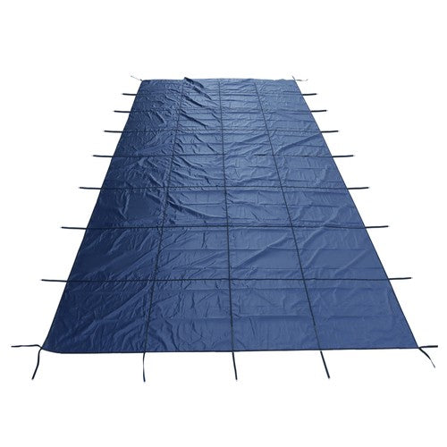 Solid Spare 18x34 ft Pool Safety Cover Rectangular Inground Swimming Pool Cover For 16x32 ft