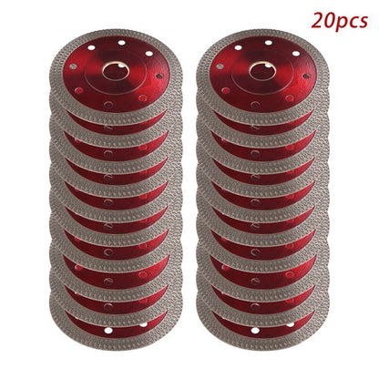 Solid Spare 20 Pack 4 Inch Circular Saw Blades Diamond Blades for Angle Grinder