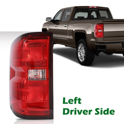 Solid Spare Rear Tail Light Brake Lamp Left Driver Side Fit For 2014-2019 Chevy Silverado