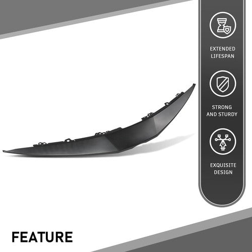 Solid Spare Front Bumper Grill Cover Molding Fit For 2021-2023 Toyota Camry LE/XLE TO1210119